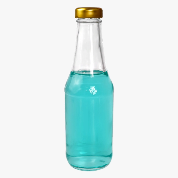 10 oz 300ml Glass Juice Bottles With Metal Cap