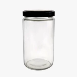 1000ml Glass Cylinder Jar with Tinplate Lug Lid