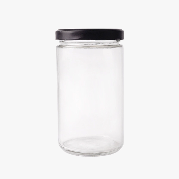 1000ml Glass Cylinder Jars with Lids