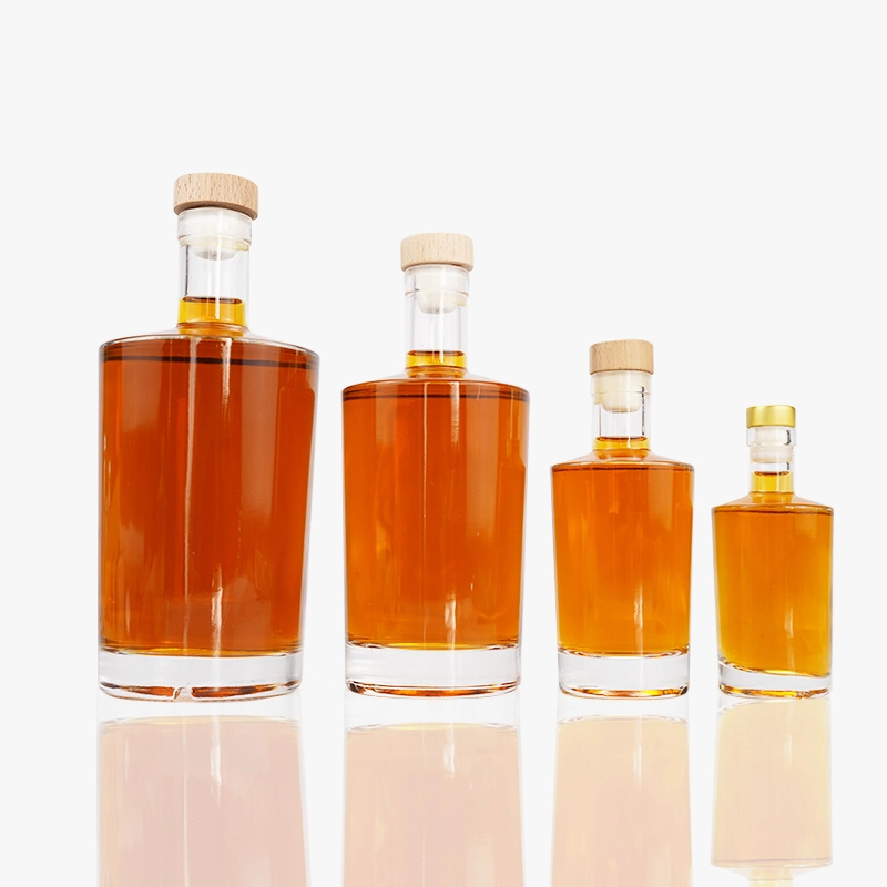 100ml 200ml 520ml 750ml Clear Glass Whiskey bottles Wholesale