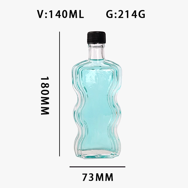 140ml Small Glass Liquor Bottles Wholesale