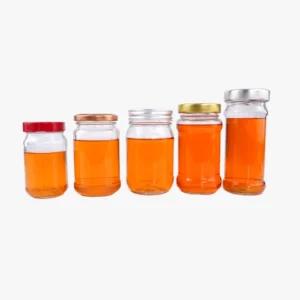 150ml 350ml 500ml Glass Honey Canning Jars with Tin Lid