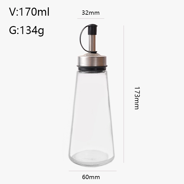 170ml 200ml Glass Oil and Vinegar Dispenser