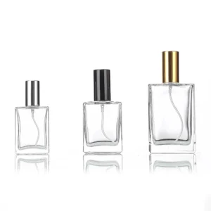 30ml 50ml 100ml transparent Perfume Bottles with sprayer