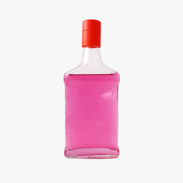 350ml Glass Whiskey Bottle with Cap