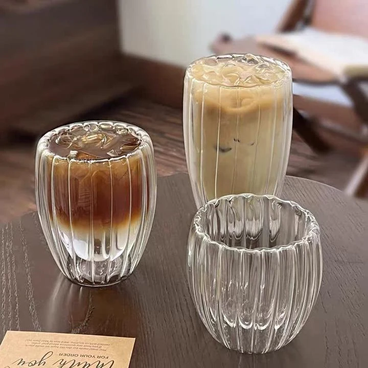 450Ml Double Wall Borosilicate Glass Coffee Mug Durable Drinking Cup 450Ml Double Wall Borosilicate Glass Coffee Mug Durable Drinking Cup