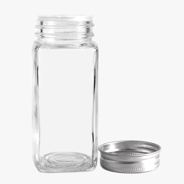 4oz Square Spice Jars Wholesale