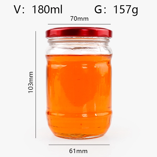 6 oz Glass Jars with Lids Bulk