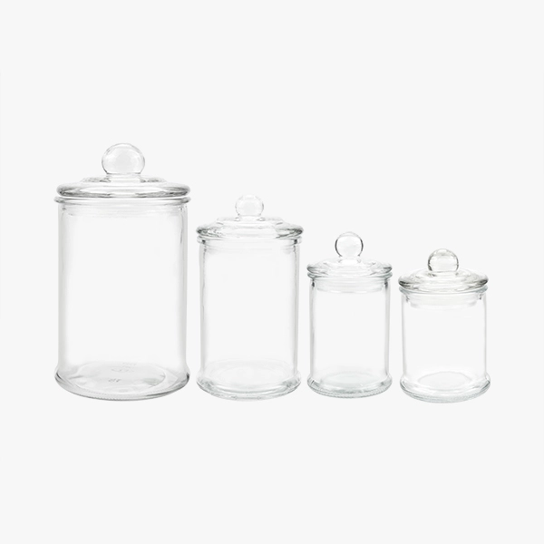 90ml Glass Candy Jar with Lid