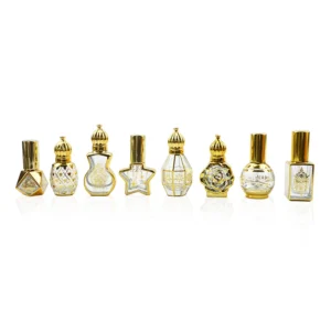 Beautiful Golden Attar Small Bottles10ml Pentagram