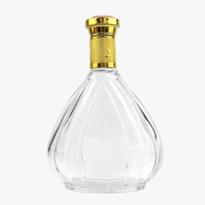 Carrie 400ml Empty Transparent glass liquor bottle Tequila Gin brandy Vodka spirits bottle with lid