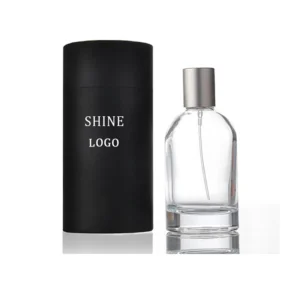 Custom Round Perfume Bottle Crimp Mouth Portable 30ml 50ml 100ml