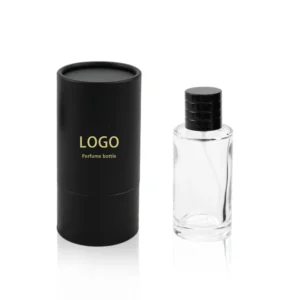 Cylinder Shape Perfume Bottle With Box