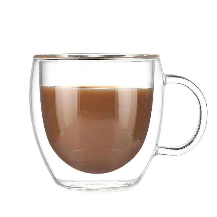Double Layer Heat Resistant Glass Coffee Cup