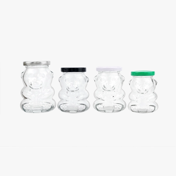 Glass Honey Bear Jars Wholesale 4 oz 6 oz 8 oz