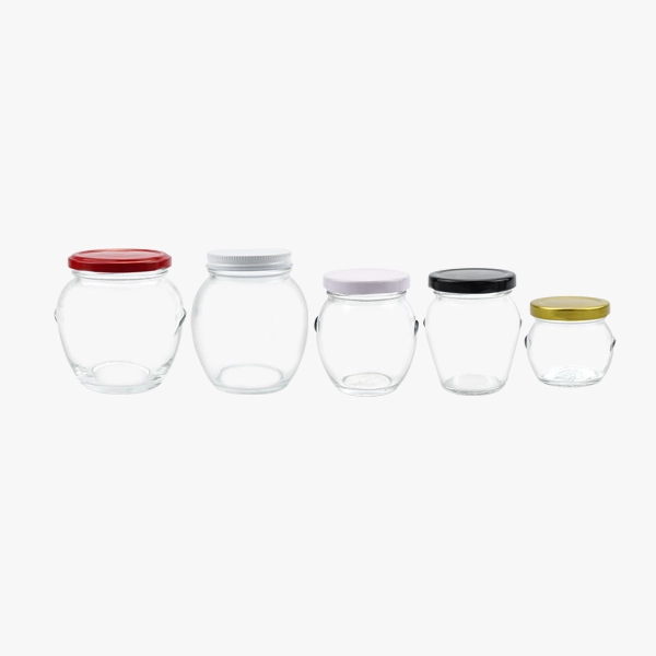 Glass Honey Pot Jars with Tinplate Lids 75ml 150ml 300ml