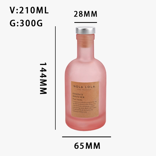 Glass Nordic Bottles Wholesale with Cork 210ml