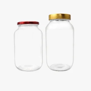 Large Glass Mason Jar with Tinplate Lid