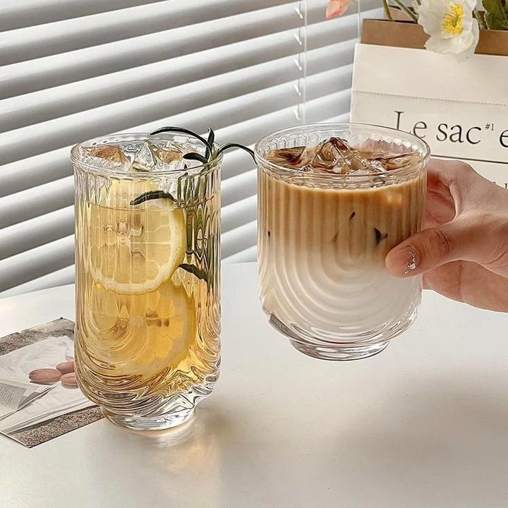 Modern U-Shaped Glass Cup For Coffee Tea Juice – Ins Style Cold Brew Design Modern U-Shaped Glass Cup For Coffee Tea Juice – Ins Style Cold Brew Design