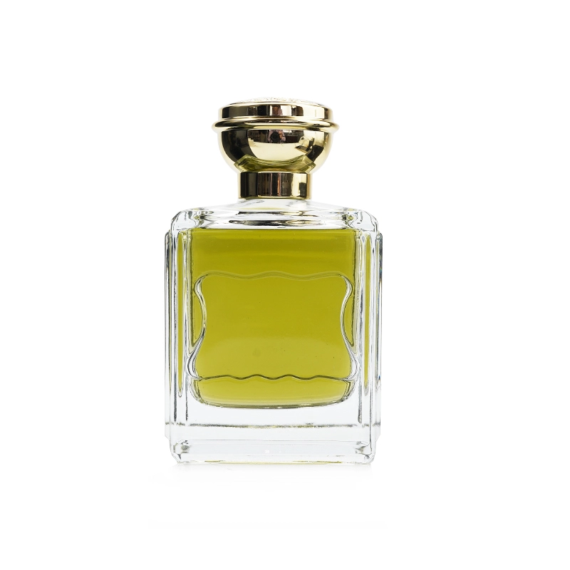 Perfume Bottle With Gold Cap 100ml