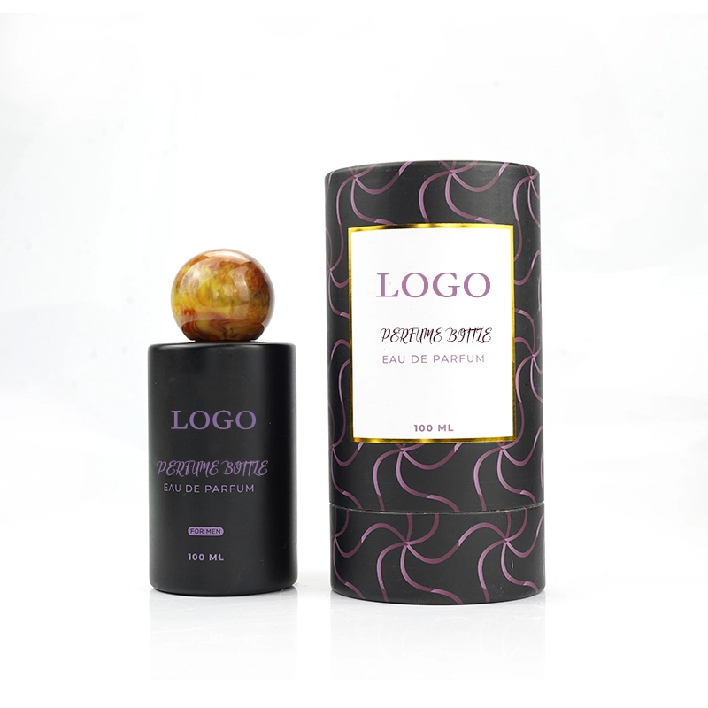 Wholesale black round perfume bottles 100ml