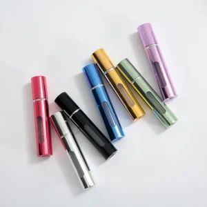 Wholesale 10ml Flat Glass Perfume Bottle Refillable Atomizer
