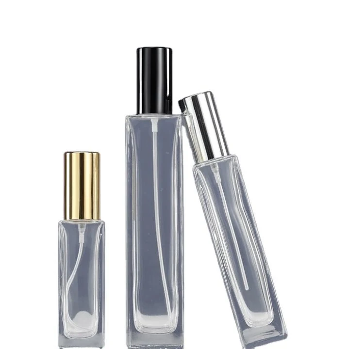 Wholesale 30Ml 50Ml Clear Square Glass Perfume Bottle