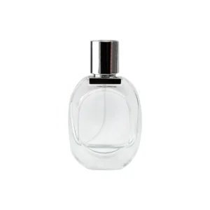 Wholesale 30ml Flat Glass Perfume Bottle with Pump 100ml